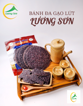Packaged brown rice crackers Product Identifier 2909/tpls/2020 Ingredients Brown Rice, Black Sesame, Pepper, Garlic, - Luong Son Food Production and Trading Company Limited - Vietnam